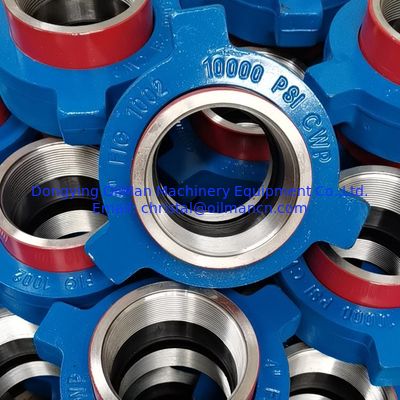 API Fig100, Fig200, Fig206, Fig402, Fig602, Fig1002 NPT Filed Butt Butt Weld FMC Type de type Hammer Unions