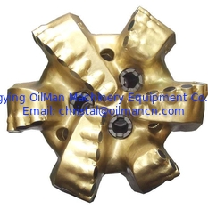 8 3/4 pouces 1308 Coupeurs Diamond Core Forgeur Bit, Matrice Corps en acier PDC Bits