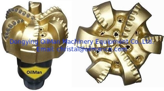 8 3/4 pouces 1308 Coupeurs Diamond Core Forgeur Bit, Matrice Corps en acier PDC Bits
