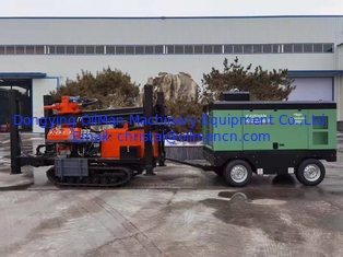 200m de profondeur en descendant le trou mobile de forage de puits d'eau de forage de la plate-forme machine à vendre