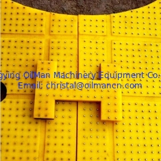 Matraques antidérapantes pour le plancher de forage de la plateforme pétrolière Matte de sécurité pour le plancher de la plateforme pétrolière fabriquée en Chine
