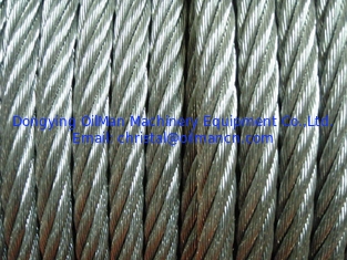 Norme résistante en acier de la mesure de fil du câble métallique 5-50mm api 9A pour en mer