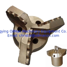 3 lames étape type 6-1/2 "carbure de tungstène diamant PDC Drag Bit pour le forage de roche