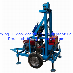 Machine de forage hydraulique portable pour puits d'eau de 100 m de profondeur