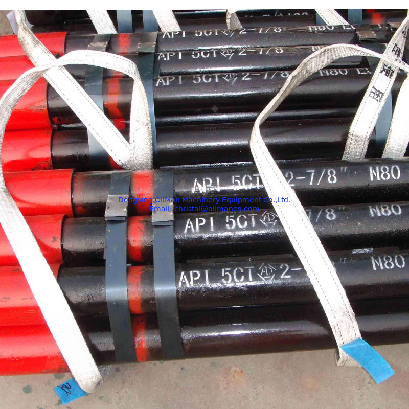6.5lb/Ft Pipes de pétrole et de gaz, EUE sans soudure gamme 2 API 5CT tubes