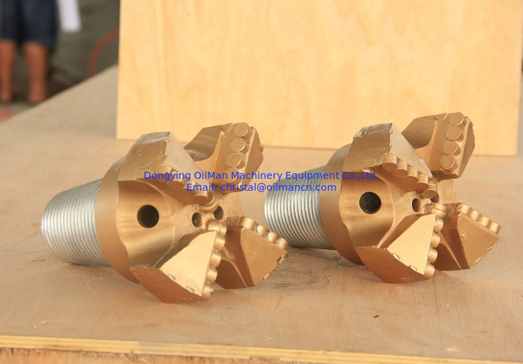 PDC Drag Bit PDC Drill Bit 3 Wing 4 Wing 5 Wing Drag Bit Pour le forage de puits d'eau